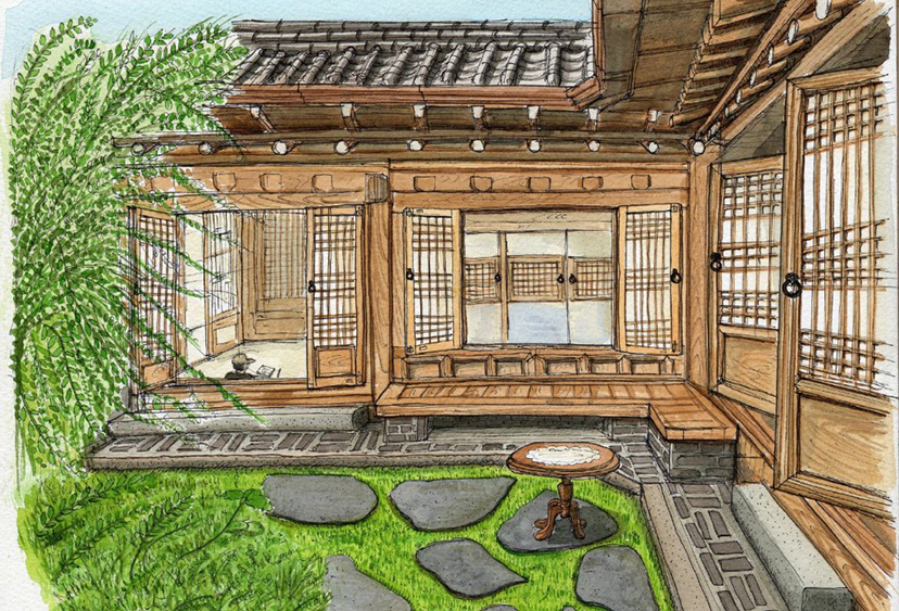 [kozaza picks] Bukchon Hanokstays in kozaza postcards